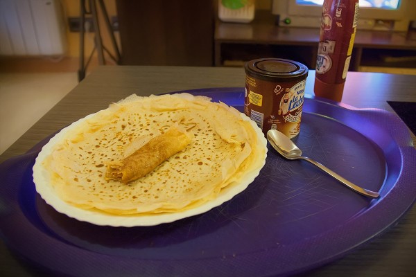 Panqueques de dulce de leche