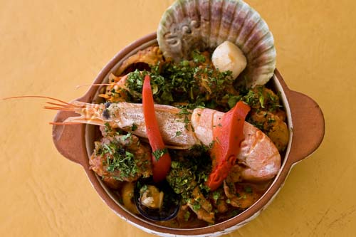 Cazuela de mariscos