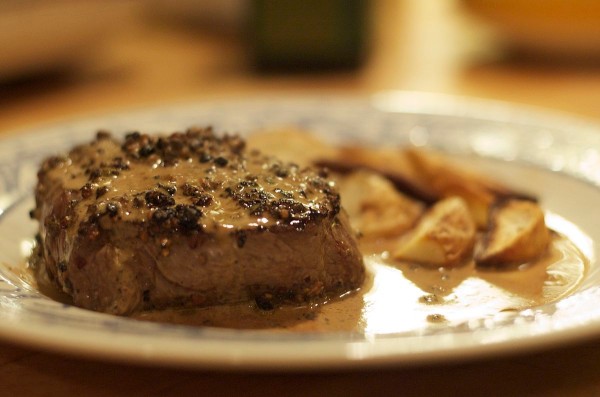 Steak au poivre