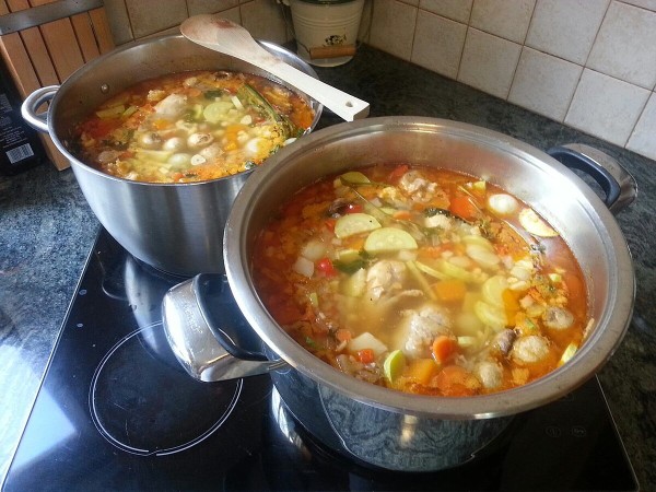 Jewish chicken soup