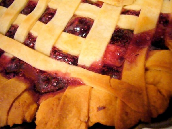 Whortleberry pie