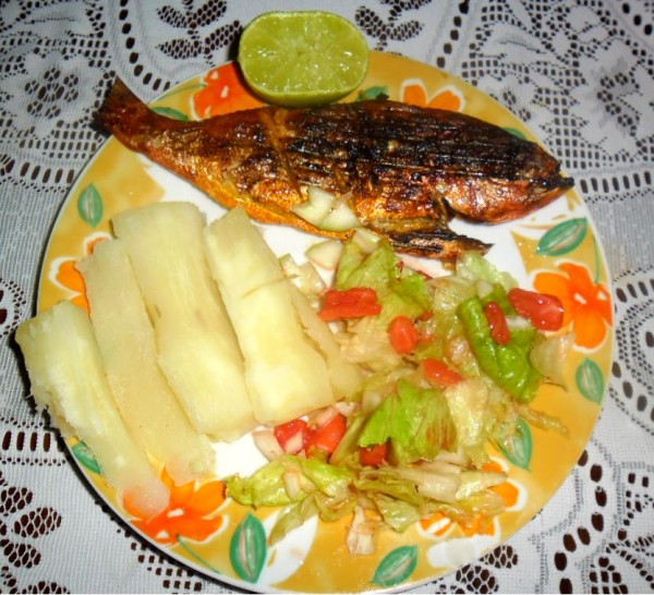 Pescado a la parrilla