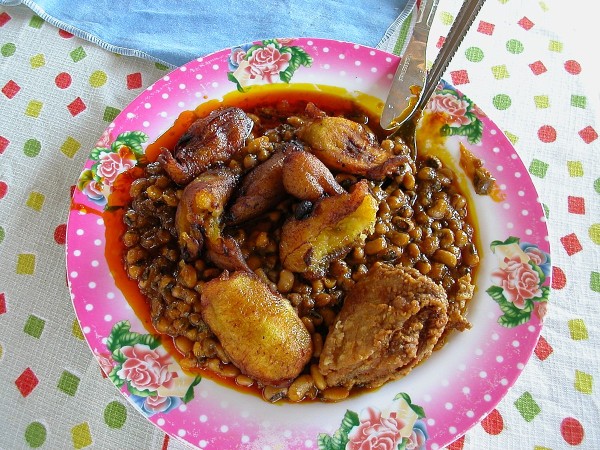 Beans and plantains