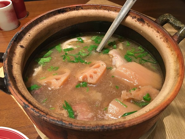 Lotus root soup