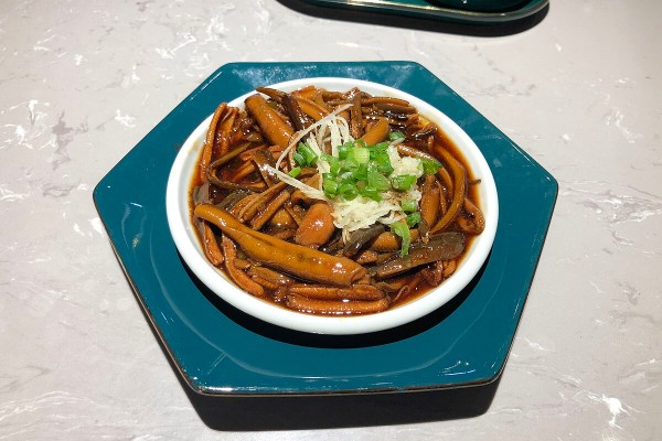 Stir fried eel slices