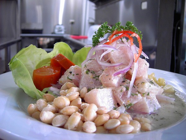 Ceviche de corvina