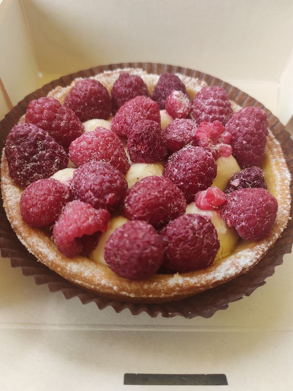 Tarte aux framboises