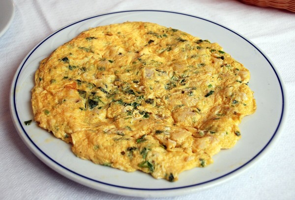 Omelette morue