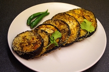 Fried eggplant