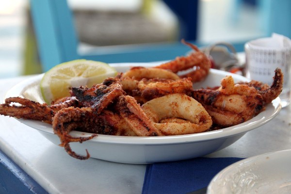 Crispy squid