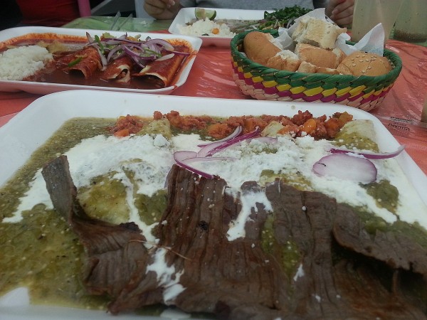 Cecina enchilada