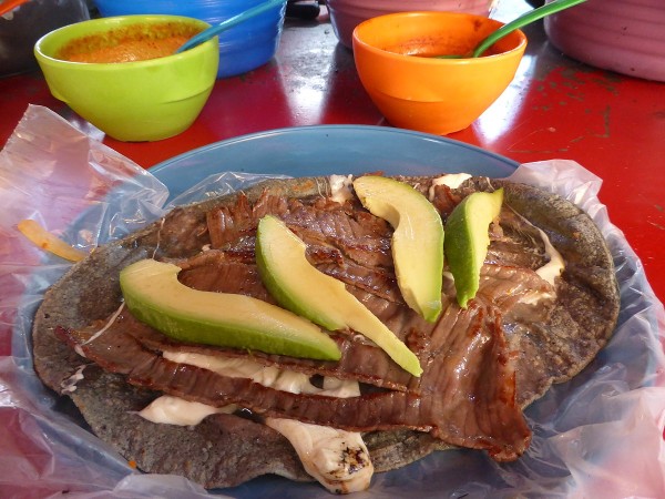 Tacos de cecina