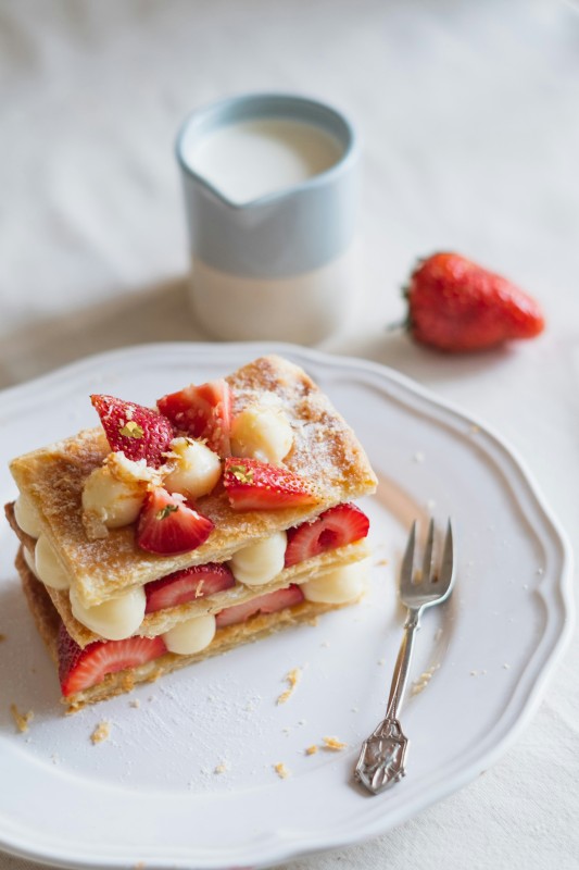 Fraise mille feuille