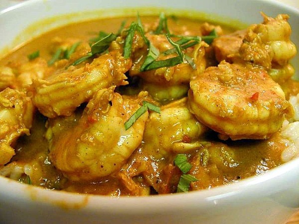 Curry shrimp