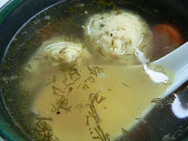 Matzo ball soup