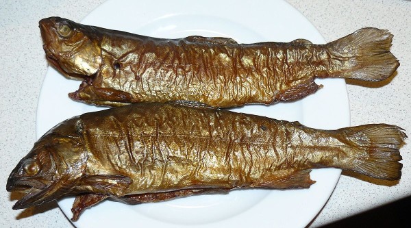 Smoked trout