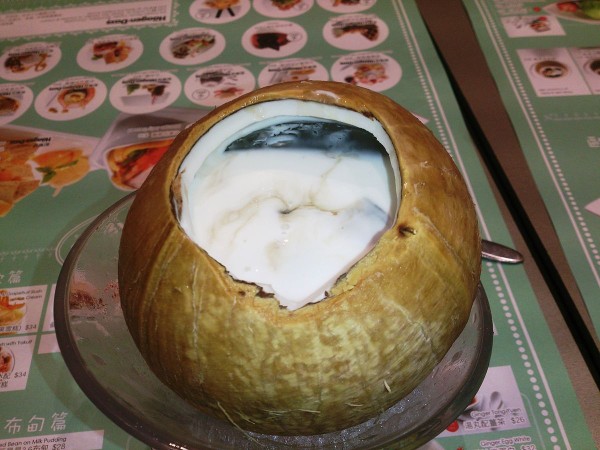 Coconut pudding