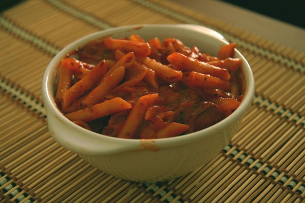 Macarrones con chorizo