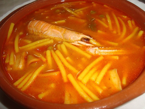 Fideos a la cazuela