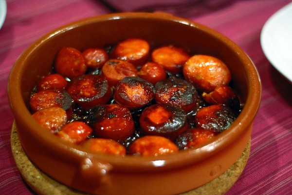 Chorizo a la sidra