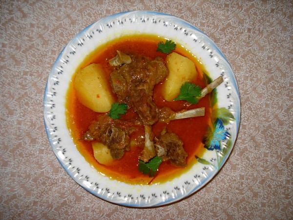 Aloo gosht