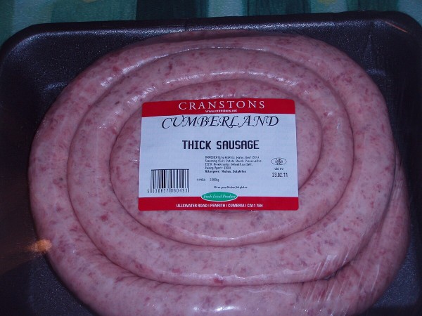 Cumberland sausage