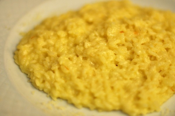 Saffron risotto