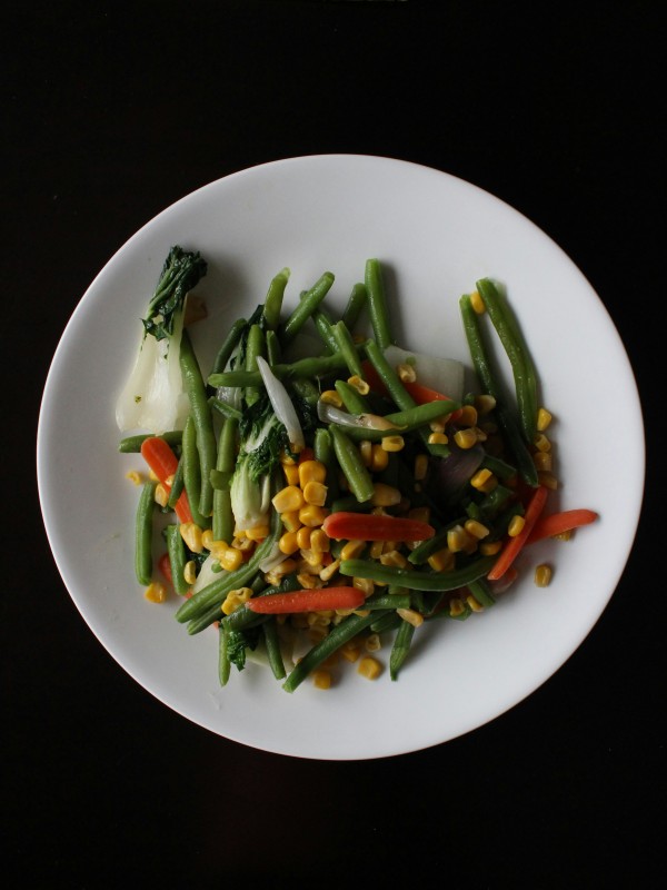 Steamed vegetables