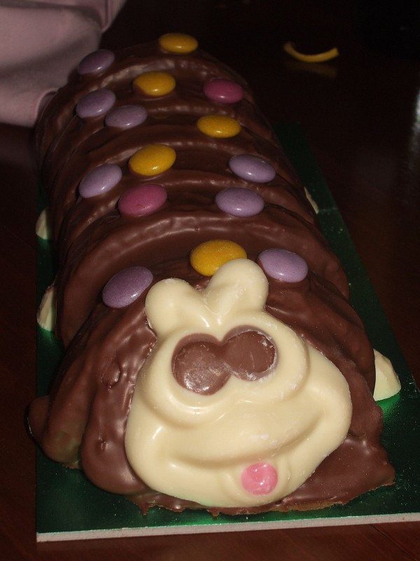 Colin the caterpillar cake