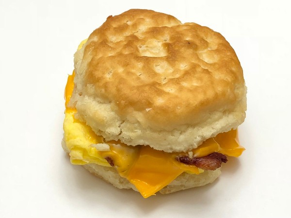 Bacon egg and cheese biscuit