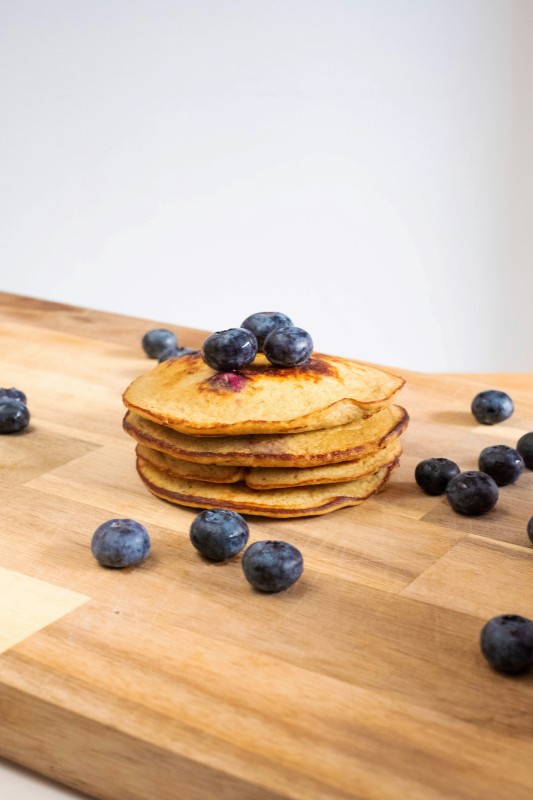 Blueberry pancakes