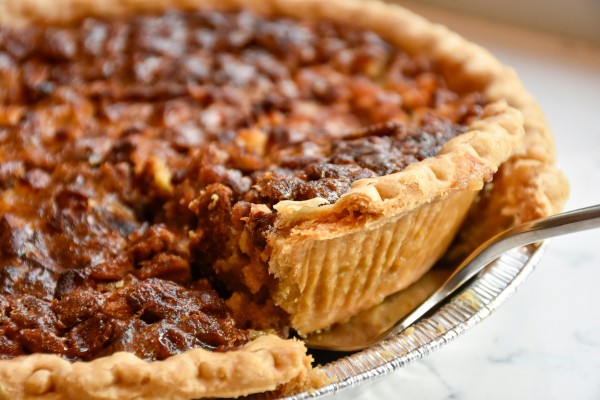 Bourbon pecan pie