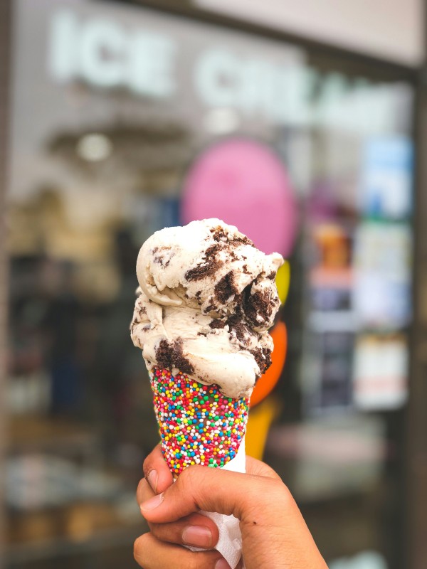 Cookies and cream ice cream