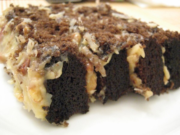 German chocolate cake