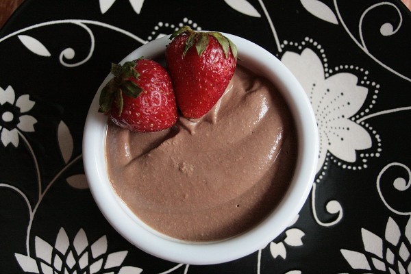 Tofu chocolate mousse