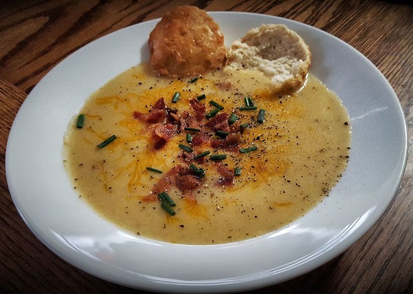 Loaded potato soup