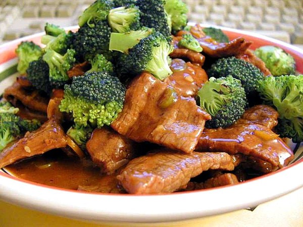 Mongolian beef and broccoli