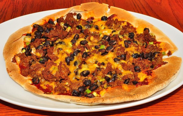 Taco pizza