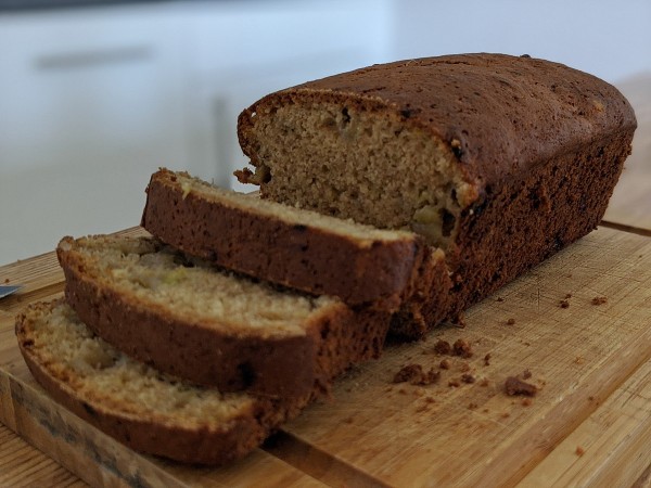 Banana cream of wheat bread