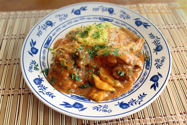 Chicken paprikash