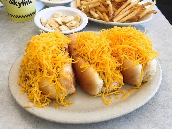 Skyline cheese coney