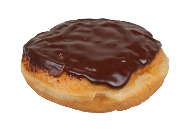 Boston cream doughnut