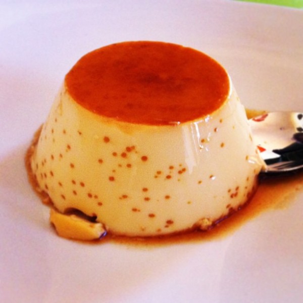 Flan de vainilla