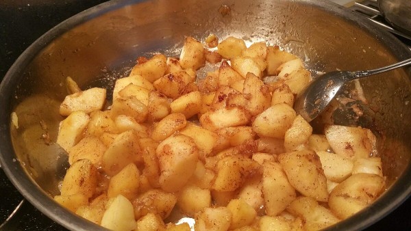 Fried apples