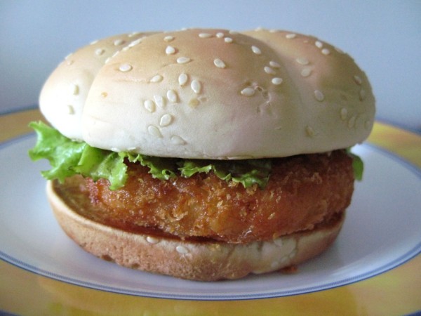 Shrimp burger