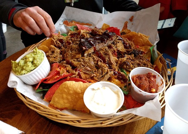 BBQ nachos