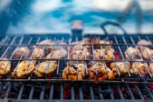 Barbecued chicken