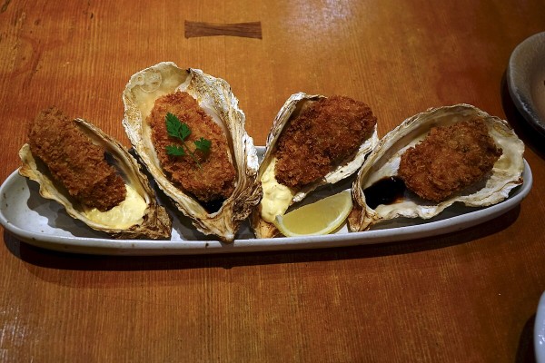 Fried oysters