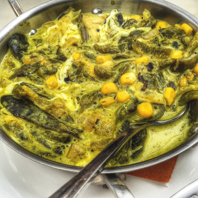 Rajas con crema