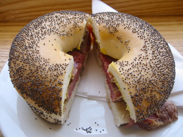 Salt beef bagel